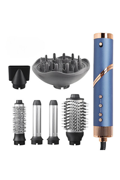 TSItech Uscator de par profesional TSItech®, 6 in 1, Uscare rapida, putere 1500W, ondulare automata