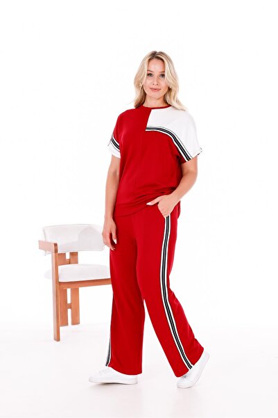 Siyezen Plus Size Block Transition Modal Suit