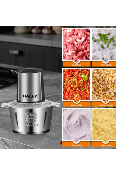 HALEY Blender HY-1228 – putere de 500 W și bol de sticlă de 2 L pentru mixare eficientă