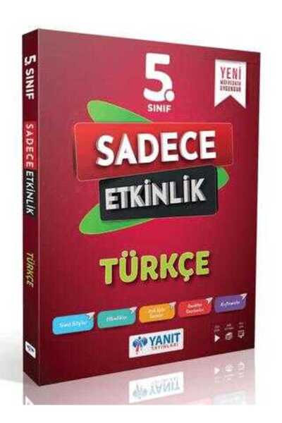 Yanıt Yayınları Yanıt 5. Sınıf Türkçe Sadece Etkinlik