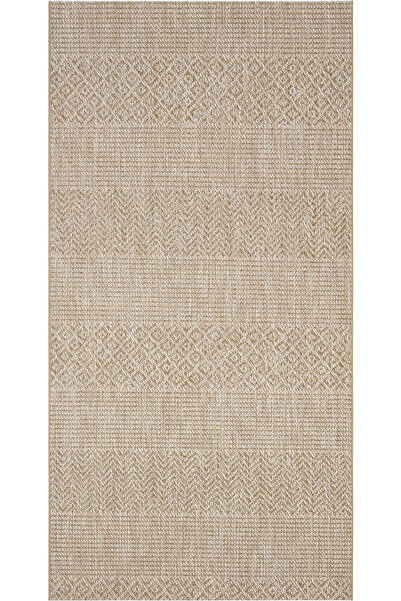 Cool Halı Smart Bej Mutfak Halısı Makinede Yıkanan İnce Kaymaz Tabanlı Leke T...