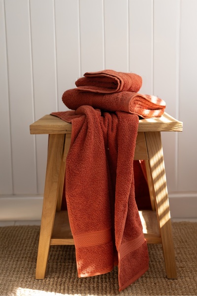 bulldanco Набір бавовняних рушників для ванної кімнати: рушник для рук, рушник для обличчя, рушник для голови, 3 шт.