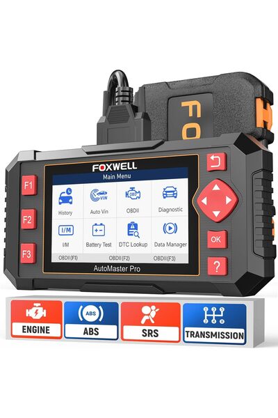 Foxwell Car Scanner NT604 Elite OBD2 Scanner ABS SRS Transmission, Check Engine Code Reader for Cars