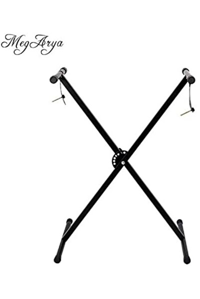 MegArya Single X Keyboard Stand with Piano X Bench Stool