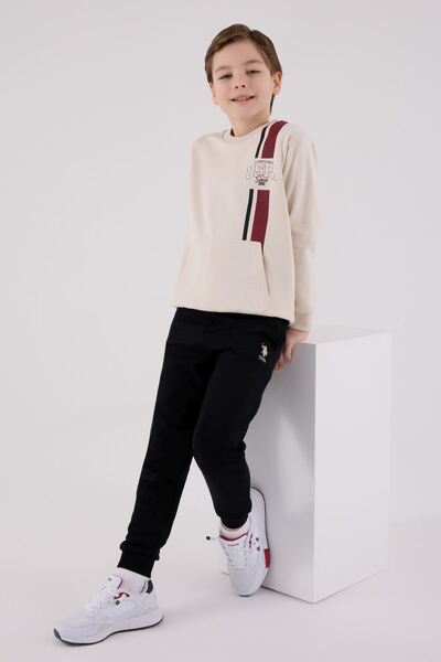 U.S. Polo Assn. 4-15 Years Old Licensed Us Polo Assn Boys Team-Latte