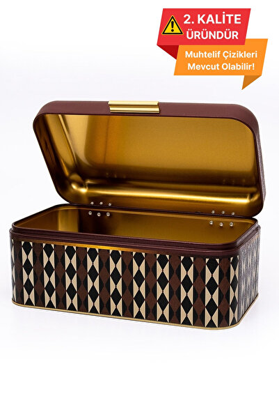 EVLE 2. Quality Metal Bread Basket, Bread Box - Metal Bread Bowl, Circus