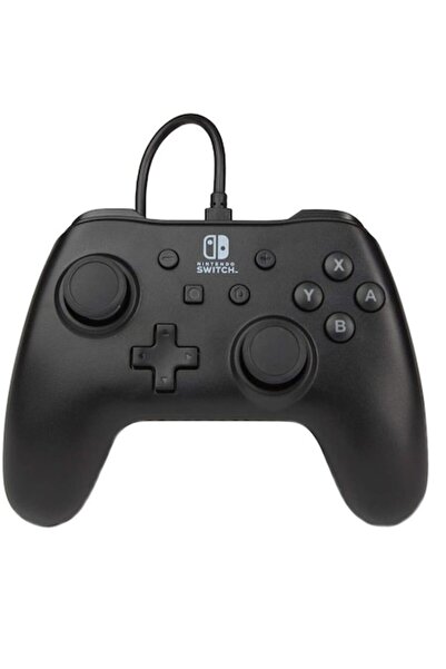 Powera Controller cu fir, PowerA, Pentru Nintendo Switch, Negru