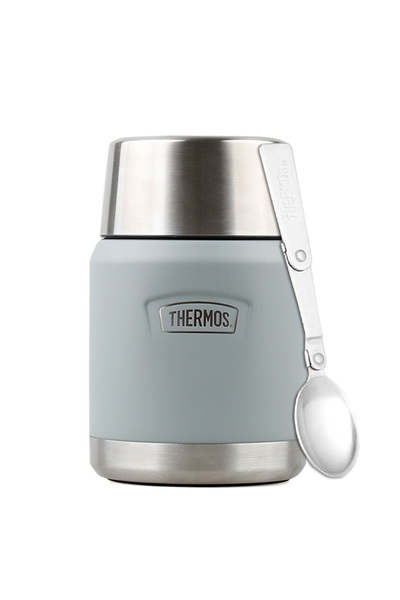 Thermos ترمس طعام معزول ساخن وبارد من الفولاذ المقاوم للصدأ سعة 0.47 لتر مع م...