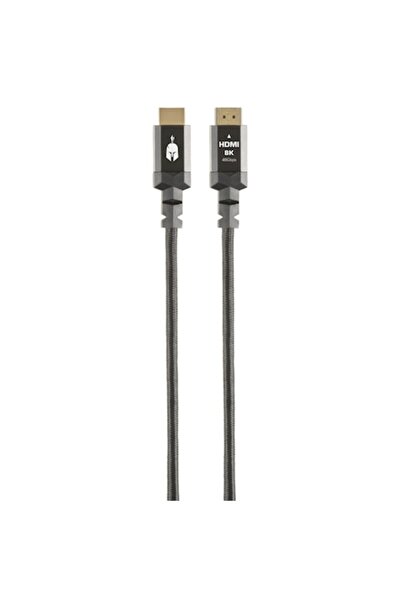 Spartan Gear Cablu HDMI 2.1 Spartan Gear 1.5m - Aluminiu cu Mufe Placate cu Aur