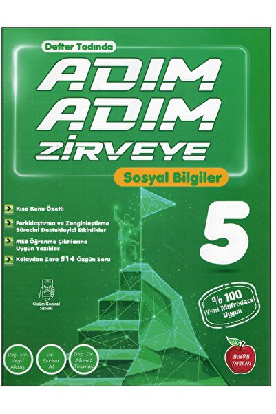 Newton Yayınları Newton Yayınları 5.Sınıf Adım Adım Zirveye Sosyal Bilgiler Konu Özetli Soru Bankası