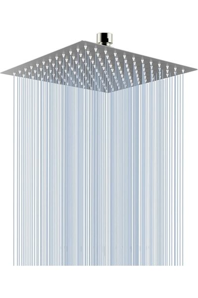 fitto High-Pressure Rain Shower Head by FITTO, 25.4cm, Polished Nickel Finish