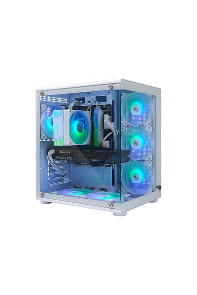 SPEARPC Spear Gaming PC i5-14400F, RTX 5060 8GB, 16GB DDR5, 1TB SSD, 600W, ARGB 6 Fans, Win 11 Pro