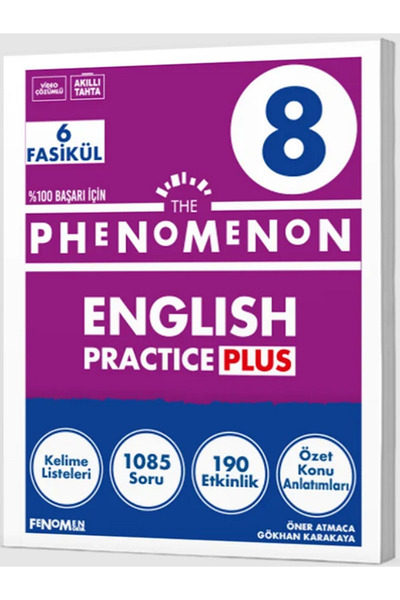Efsane Yayınları 8.Sınıf Fenomen The Phenomenon English Practice Plus / 6 Fas...