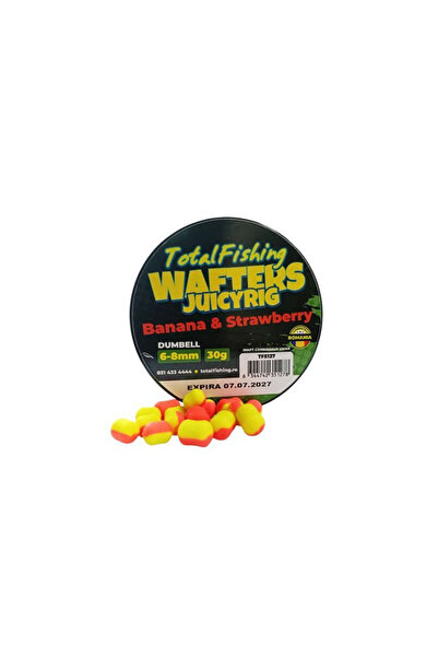 TotalFishing Wafters JuicyRig Banana and Strawberry 6-8mm