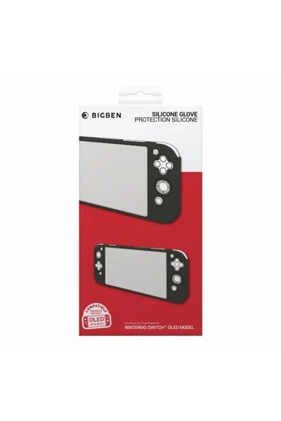 Nacon Προστατευτική θήκη σιλικόνης Big Ben για NSW OLED, μαύρη