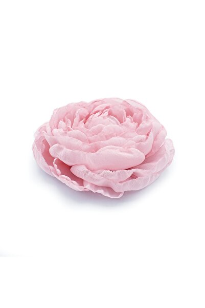 Corizmi Brosa floare bujor din voal eleganta handmade, floare mare, 10.5 cm, ...