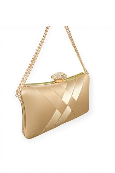 Famels Geantă de seară pentru rochie de seară, model special, cu dungi, pentr...