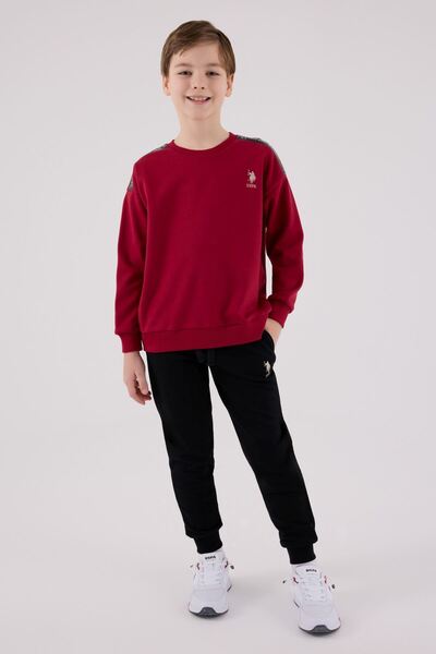 U.S. Polo Assn. 4-15 Years Old Licensed Us Polo Assn Boys Suit-Burgundy
