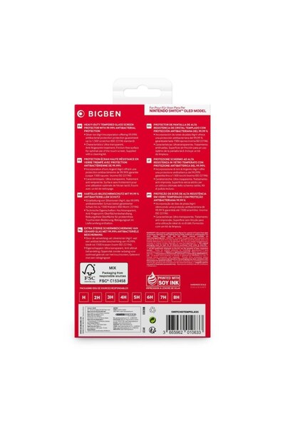 Nacon Protector Ecran Tempered Glass OLED pentru NSW