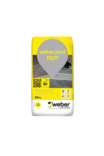 WEBER DÇM DERZ DOLGU HARCI AÇIK GRİ 20 KG