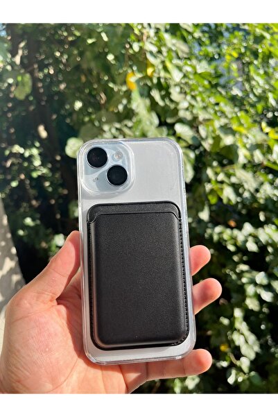 Merlisa Aksesuar İPhone Magsafe Siyah Cüzdan