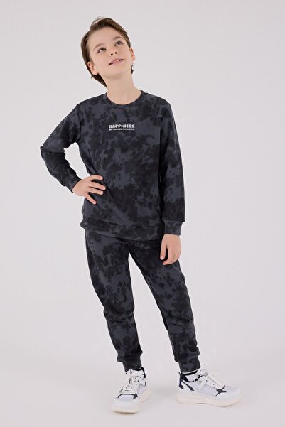HAUSEkids 9-15 Years Old Happiess World Boy's Suit-Smoked