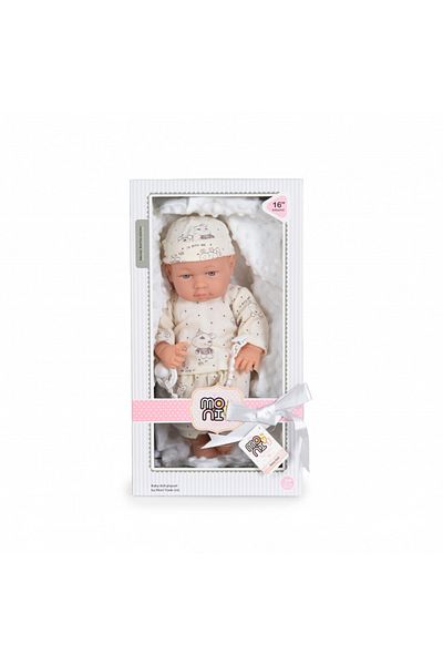 Moni Baby 41cm with Baby Boy blanket