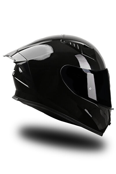 DeadG Spectre Parlak Siyah Kask