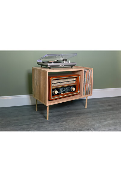 Otto Home Ahşap Pikap Sehpası – Plak Düzenleyici ve Dekoratif Mobilya