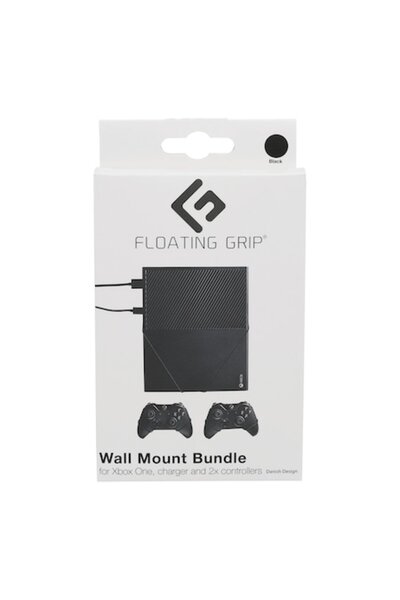 OEM Floating Grip Wall Mount for Xbox One Bundle Black