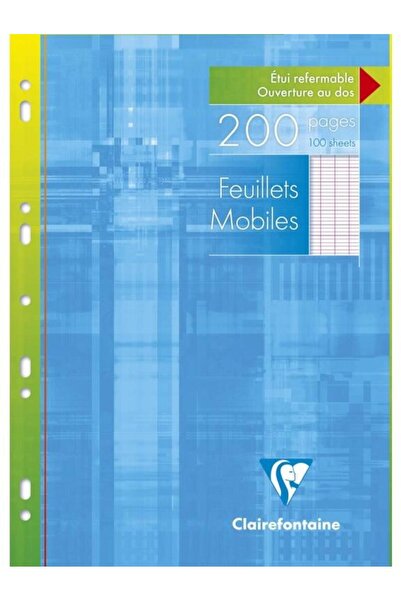 Clairefontaine Coli albe simple A4 multiperforate, metric, 100 fi