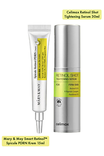 Mary & May Mary&May Smart Retinol™ Spicule PDRN Krem / Celimax Retinol Shot Tightening Serum SET