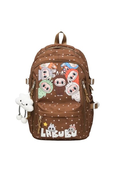 One Derya Ghiozdan pentru scoala, Labubu, rucsac pentru scolari si studenti, 43 x 30 x 20, incapator
