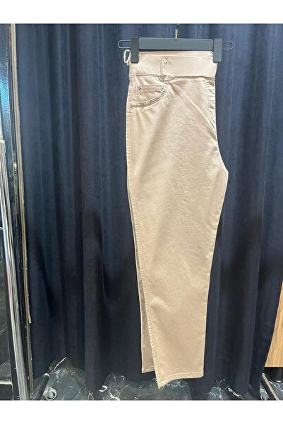 Butik büyük beden kanvas pantalon