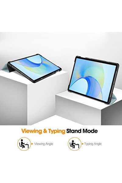 SKYDDAR INNOVATION Husă pentru tabletă Honor Pad X8a, cu suport multi-unghi, FoldPro, Unicorn, set cu autocolant