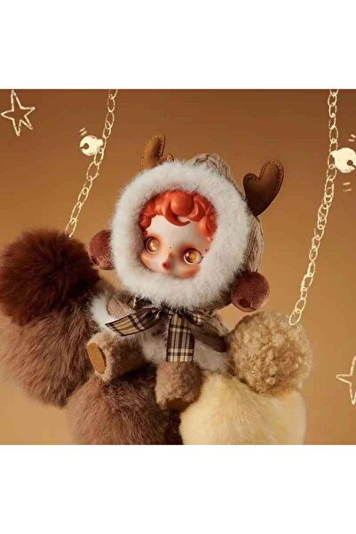 Schulzz Skull Panda Labubu Renkli Gotik Bebek Hediye Anahtarlık-Charm