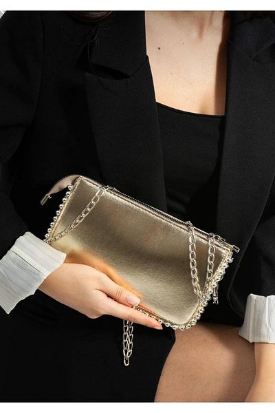 Desre Moda Mini Beaded Bag Women's Belt Women's Handbag Crossbody Bag Mini Bag