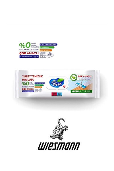 wiesmann Ak Fresh Tablet Mop Uyumlu Temizlik Havlusu Her Zemin İçin Uyumlu 48...