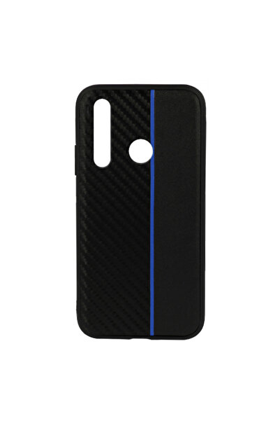 Atlas HUAWEI Nova 4 Carbon Moto Θήκη (Μαύρο/Μπλε)