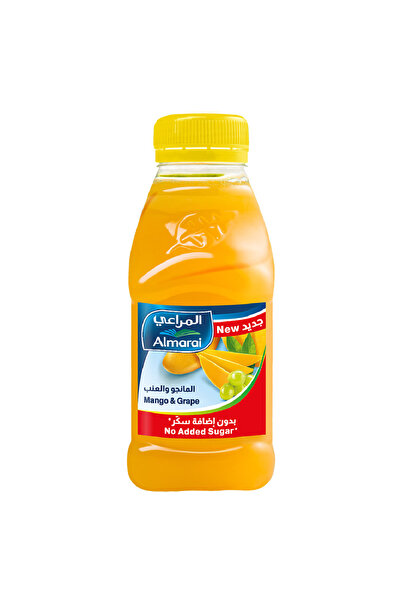 almarai مشروب المانجو والعنب، بدون إضافة سكر، 200 مل