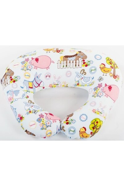 OEM Μαξιλάρι θηλασμού με βαμβακερό κάλυμμα Animal Farm