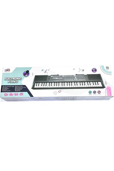 Generic Electronic Piano Keyboard, Digital Display, Multiple Sound Effects