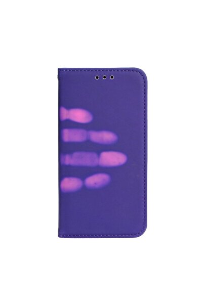 Atlas Термо калъф-книга за HUAWEI P10 Lite (лилав)