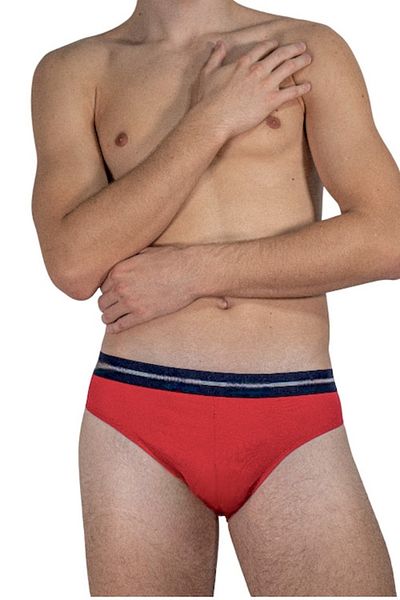 LUAN Men's Classic Briefs, Red