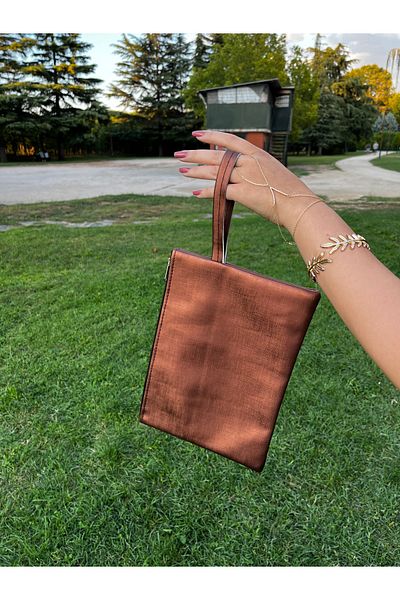 ZUU BAGS Women's Burgundy Clutch Bag Portfolio Handbag