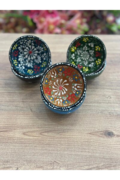 FARALYAHOME Handmade Kutahya Authentic Patterned Tile Ceramic Bowl Set