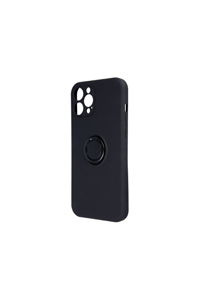 Atlas Husa APPLE iPhone 13 Ring Silicon Cover (Negru)