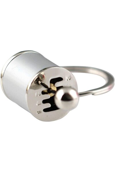 General Store Keychain Gear Shift, Auto / Moto / Home / Garage Keys, Moving Parts, Silver, Gold, SA&SO General Sto