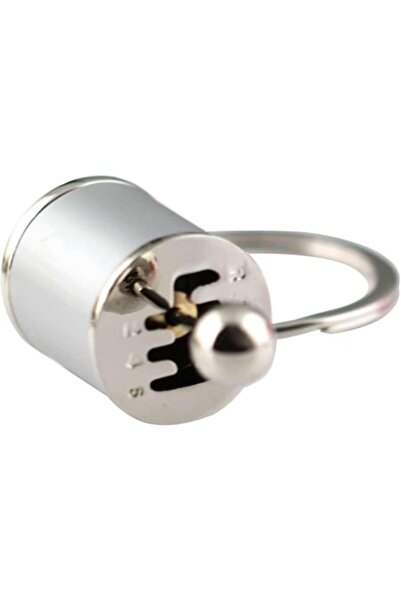 General Store Keychain Gear Shift, Auto / Moto / Home / Garage Keys, Moving Parts, Silver, Gold, SA&SO General Sto