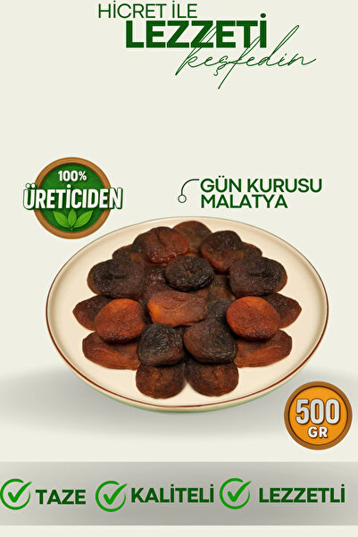 Hicret Kuruyemiş Gün Kurusu Malatya Kayısı Jumbo - 500 Gr
